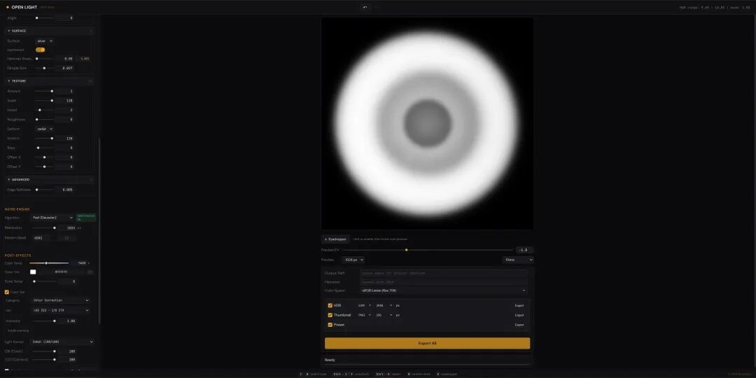 【免费神器】Open Light v0.1.0-beta：一键生成专业级HDR灯光纹理，让你的C4D/Blender ...